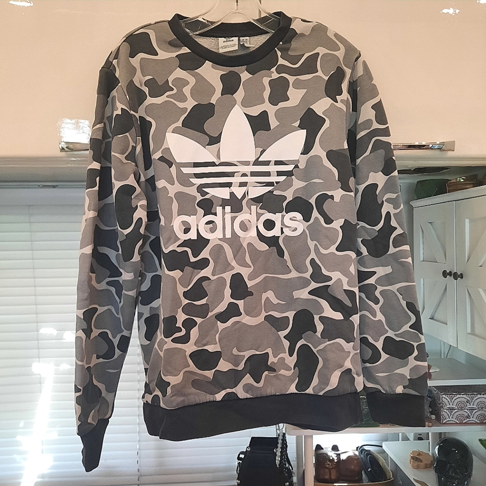 Adidas Pullover Lightweight Fleece Sweatshirt XL Youth Unisex
